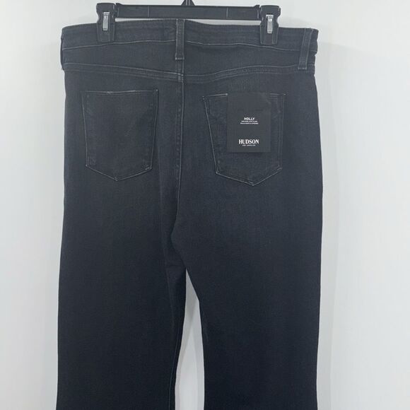 HUDSON Jeans Holly Washed Black Flare Denim Women’s Size 33 - Picture 5 of 14